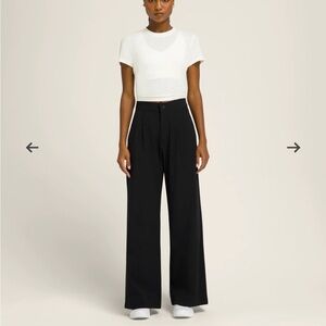 Wilson Sport Wide Leg Black Trousers